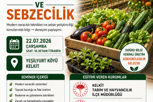 Tarım, Arıcılık ve Seracılık Seminerleri