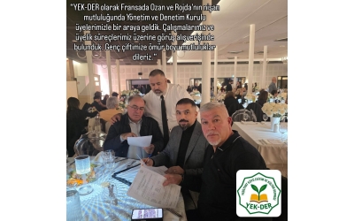 17/01/2025 Fransa: YEK-DER Yönetim ve Denetim Görüsmeleri