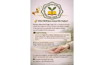 YEK-DER'den Güzel Bir Haber!