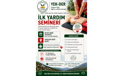 İlk Yardım Semineri ve İlk Yardım Çantası Temini