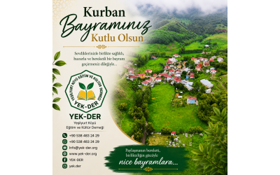 Kurban bayramınız kutlu olsun 