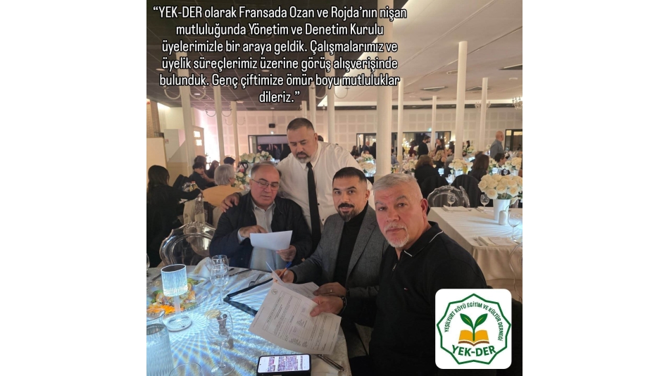 17/01/2025 Fransa: YEK-DER Yönetim ve Denetim Görüsmeleri