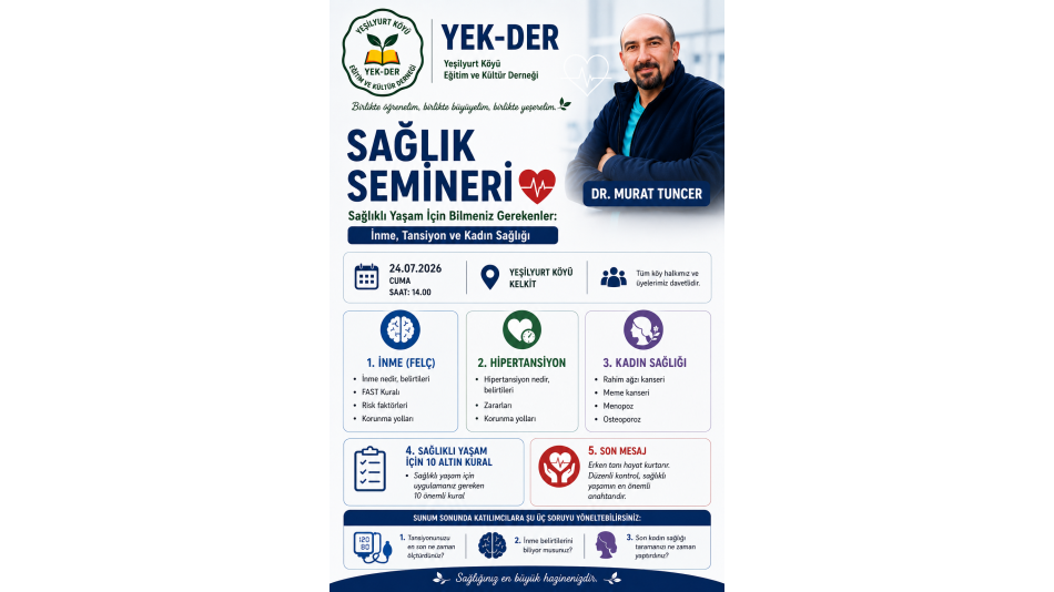 Yaşlılar İçin Sağlık Semineri