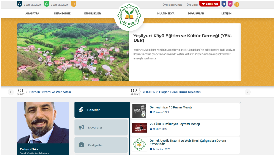 Yeni Webi Sitemiz Yayina girdi